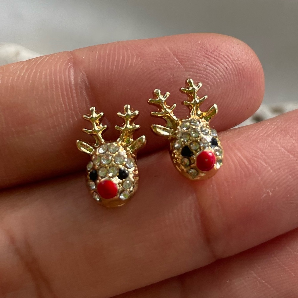 🎄Reindeer Stud Earrings